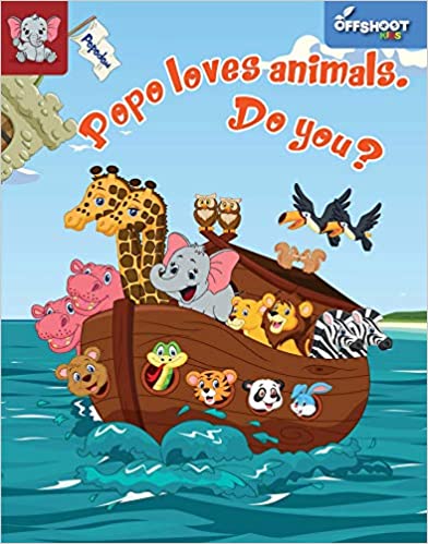Popo Loves Animals. Do You? (Popodom) - Animals Learning and Activity Book For Kids Ages 3 to 5