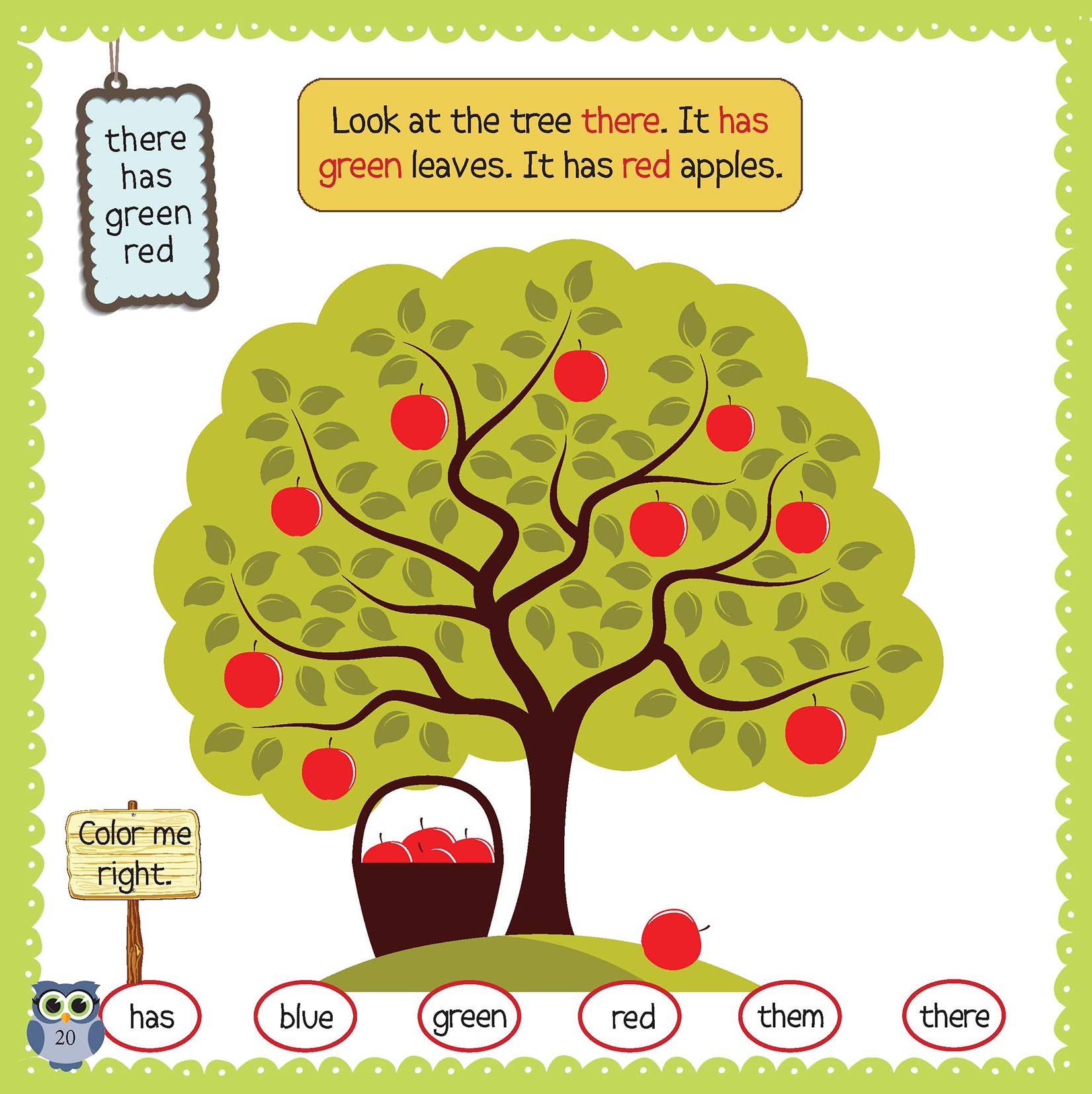 I See I Learn - Words and Pictures Early Learning Book for Children | Sight Words & Phonic Activity Book for Kindergarten
