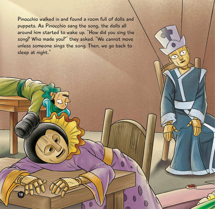 Pinocchio Story Book: Best Stories Book for Children Ages 5-8 & World Famous Story For Kids (Twist In The Tale)