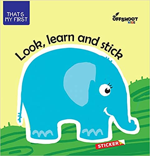 Look, Learn and Stick - Sticker Book For Learning & Sticker Activity Book For Children