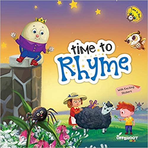 Time to Rhyme - Popular Rhymes Books for Kids - Short Poems with Colourful Pictures For Children
