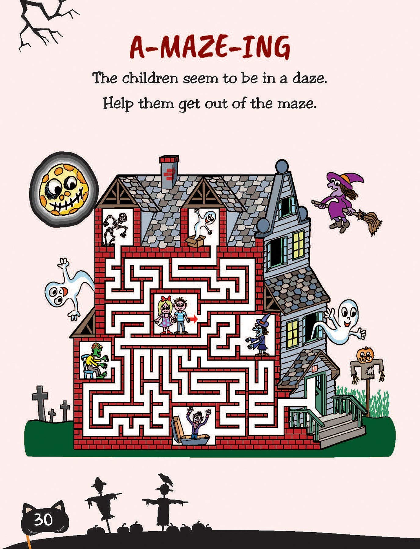 Halloween Activities Book For Children