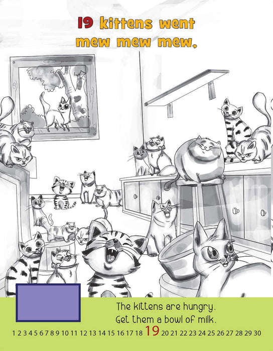 Naughty Numbers - Maths Activity Book For Children For Count, Compare, Logical & Analytical
