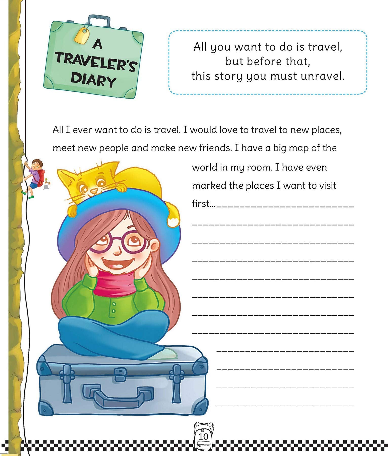 Travel Home, Travel Beyond - Imagination Writing Story Book For Children Ages 8 to 11 (Telling Teeny Tales)